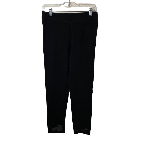 Neiman Marcus Black Cashmere Collection Leggings Womens Sz Large - 28 Waist - Picture 3 of 15